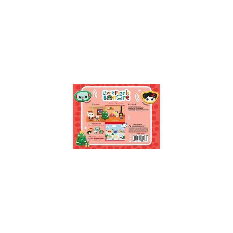 LIVRE PUZZLE SONORE - JOYEUX NOEL - 3 - 5 ANS