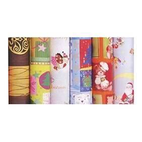ROULEAU PAPIER CADEAU NOEL 1,5*0.70M DECOR ASS