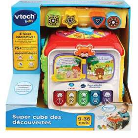 SUPER CUBE DES DECOUVERTES - AGE 9-36 MOIS