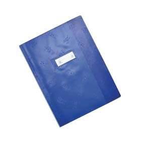 PROTEGE CAHIER 17*22 BLEU TURQUOISE SMS