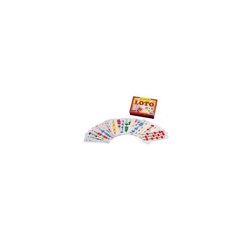 COFFRET LOTO 90 PIONS 48 CARTES