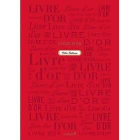 LIVRE D'OR ROUGE GRAND FORMAT EPA