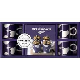 Coffret Mini mugcakes Milka - Le livre de 30 recettes originales avec 4 mini mugs collector