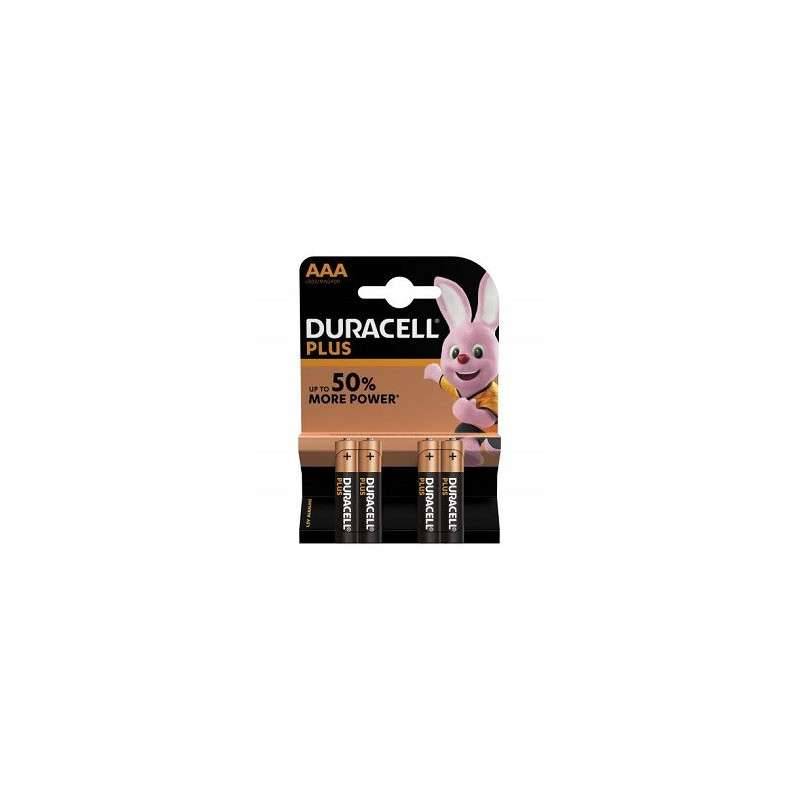 PILE DURACELL PLUS POWER AAA BLISTER 4