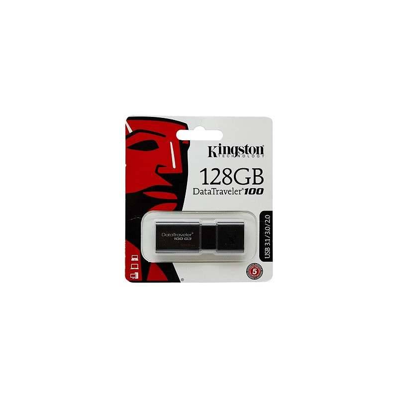 CLE USB KINGSTON DATA TRAVELER 100 G3 128 Go