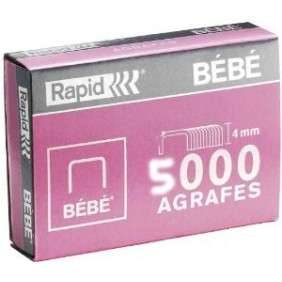 AGRAFE BEBE CU 5000 (BOITE ROSE)    ECUREUIL