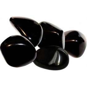 PIERRES ROULEES - OBSIDIENNE NOIRE - SACHET 500 GRS.