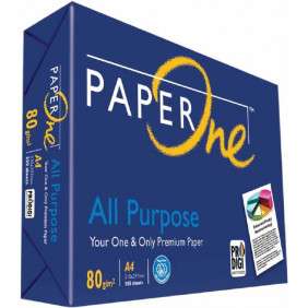 Paper One Papier Rame 500 Feuilles Paper One All Purpose Copier Paper Format A4 - 80g