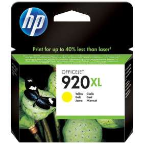 HP 920XL - Cartouche HP n°920XL CD974AE jaune