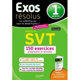 EXOS RESOLUS-SPECIALITE SVT 1ERE