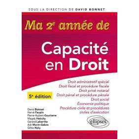 MA 2EME ANNEE DE CAPACITE EN DROIT 5ED