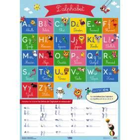 Mes posters d'école: Les lettres de l'alphabet - Dès 4 ans