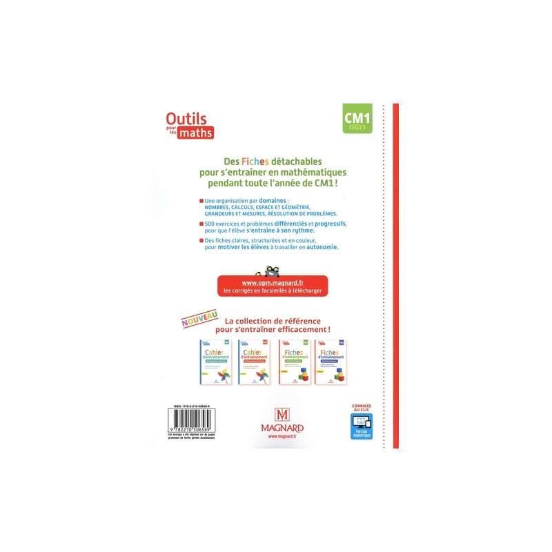 Outils pour les maths CM1 - Fiches d'entraînement