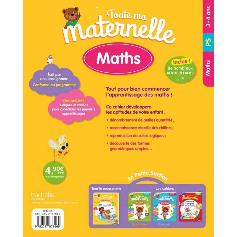 Toute Ma Maternelle - Maths Petite Section (3-4 ans)