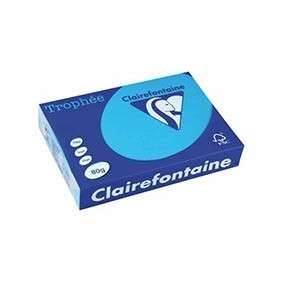 RAMETTE CLAIREFONTAINE BLEU 80G A3