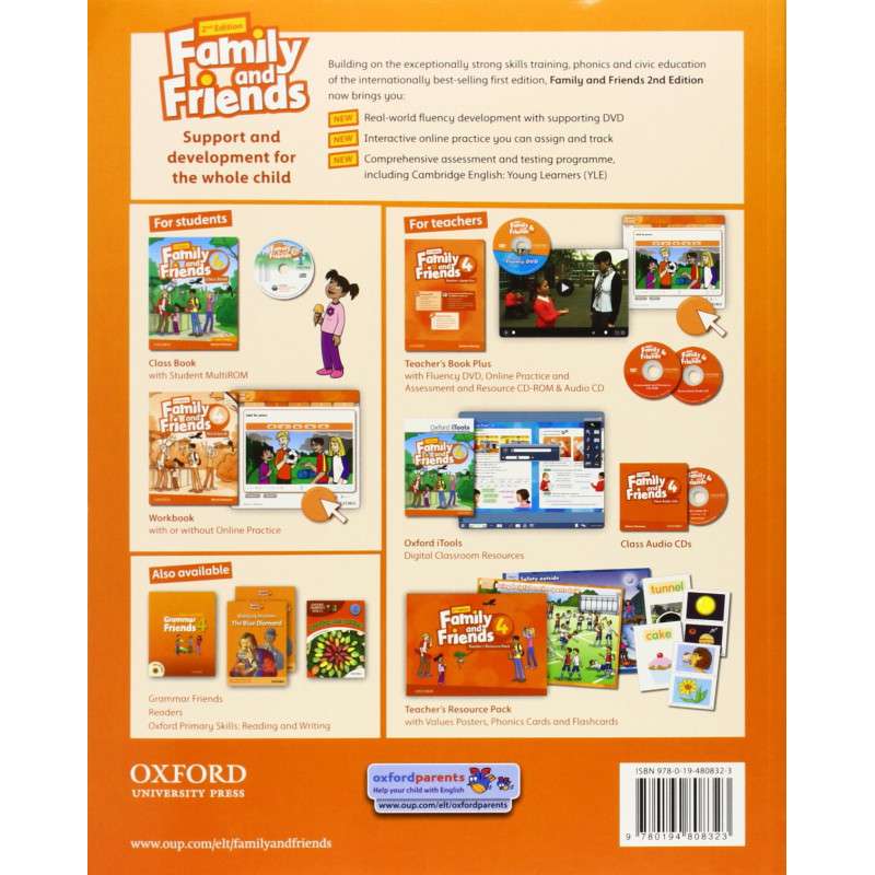 Family and Friends 4 : Class Book (1Cédérom)