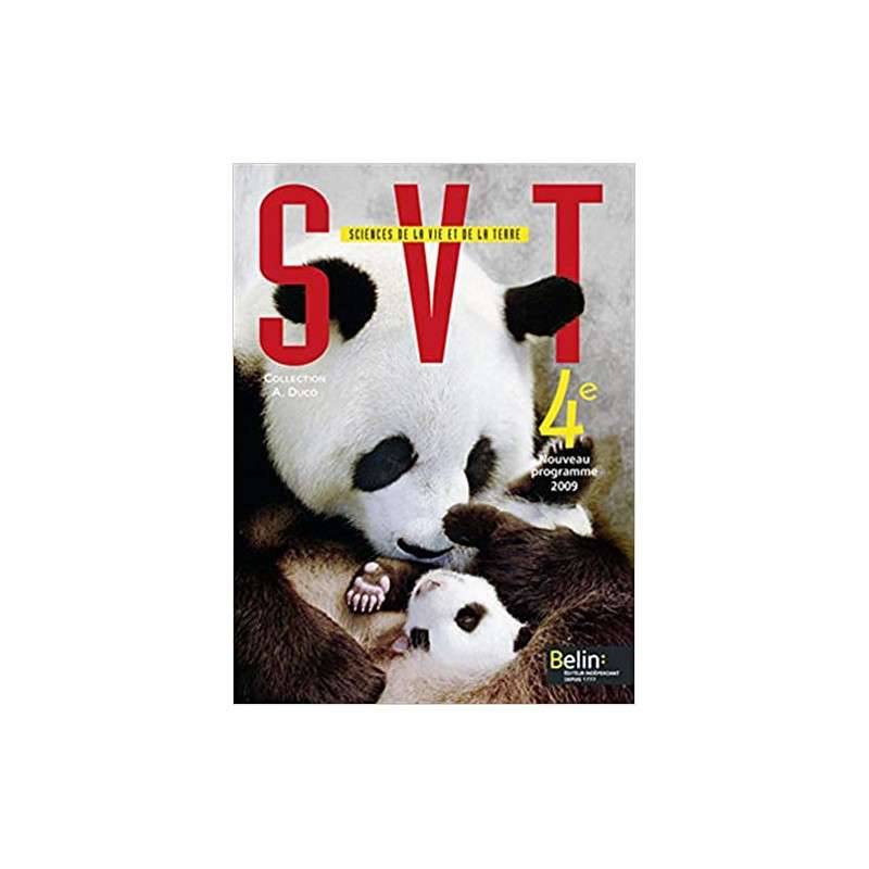 Sciences de la Vie et de la Terre 4e - Programme 2009