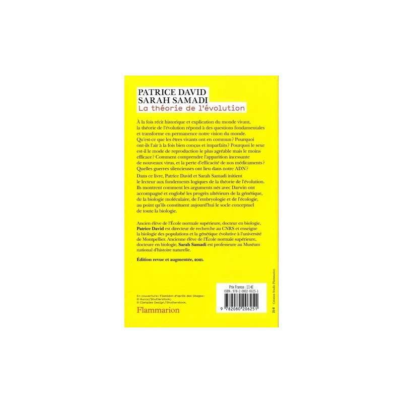 La théorie de l'évolution - Une logique pour la biologie