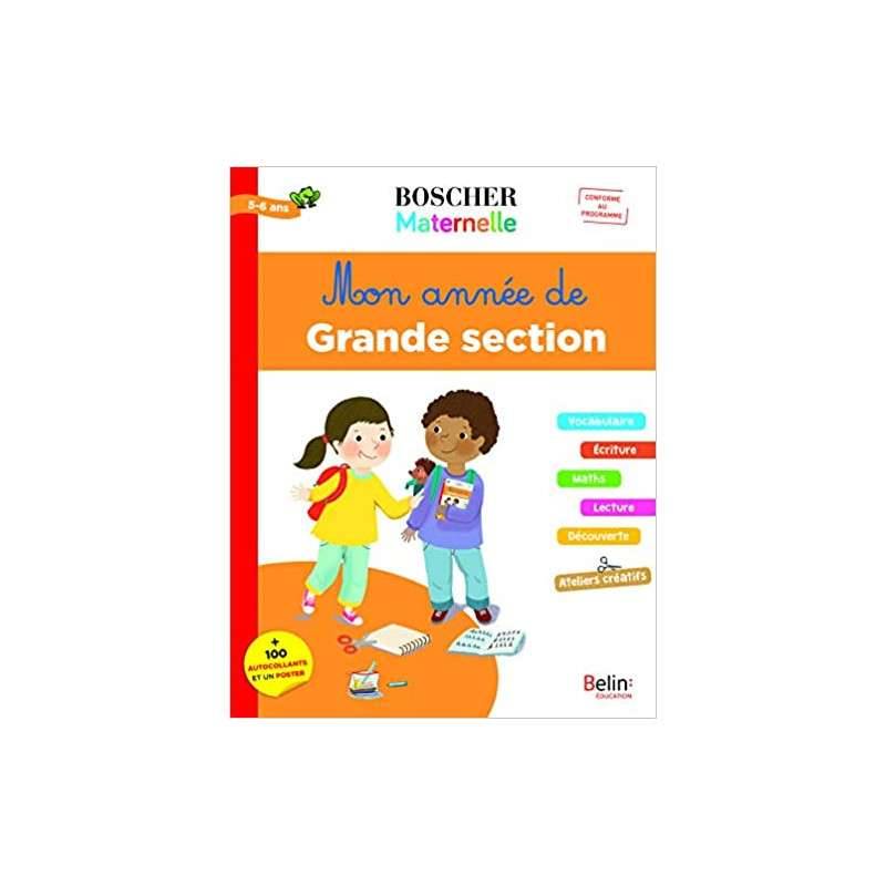 Mon année de grande section 5-6 ans - + 100 autocollants et un poster