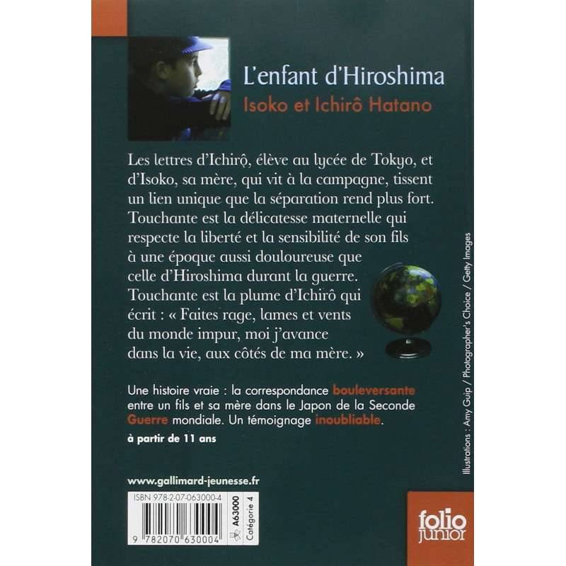L'enfant d'Hiroshima - Folio Junior - A partir de 11 ans