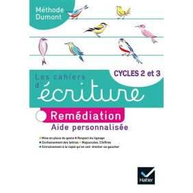 Français Cycles 2 et 3 Les cahiers d'écriture - Remédiation