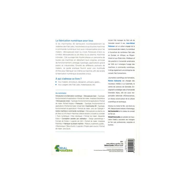 Les machines à commande numérique - Découpeuses, fraiseuses, imprimantes 3D