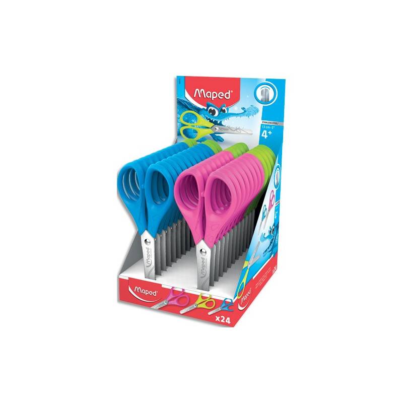 Maped Ciseaux Essentials, rond, longueur: 130 mm