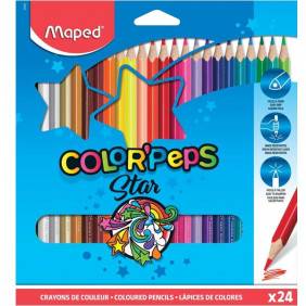 MAPED Color Peps, 24 couleurs, triangulaire
