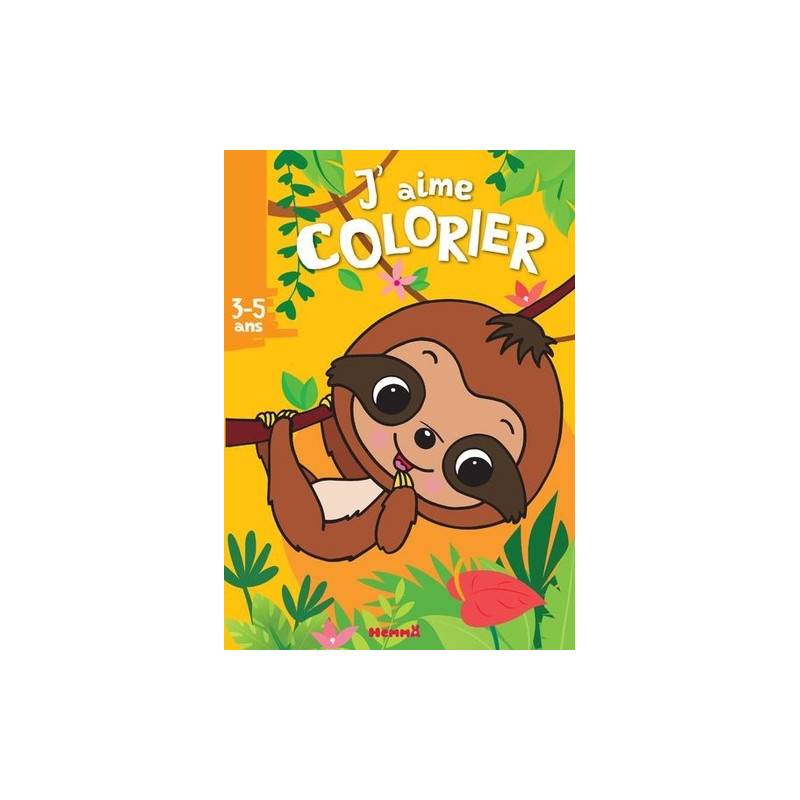 J'aime colorier Paresseux