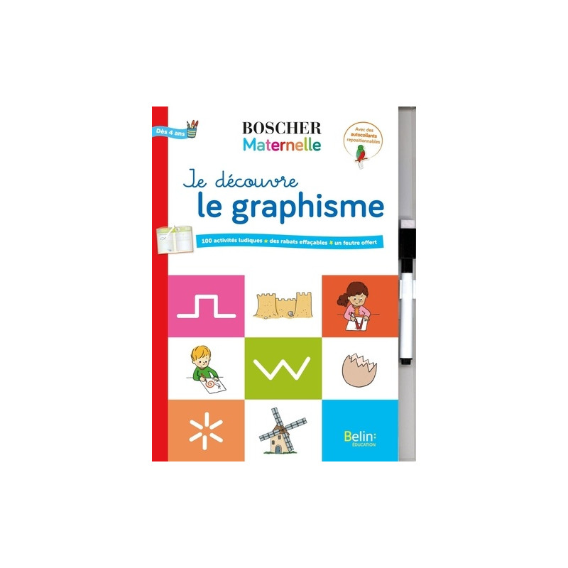 Je découvre le graphisme - Avec autocollants repositionnables