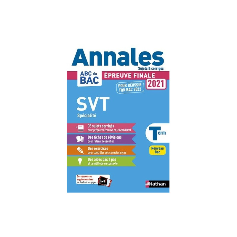 SVT spécialité Tle