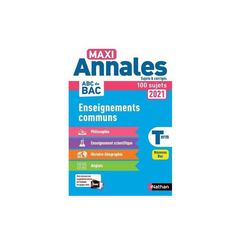 Enseignements communs Tle