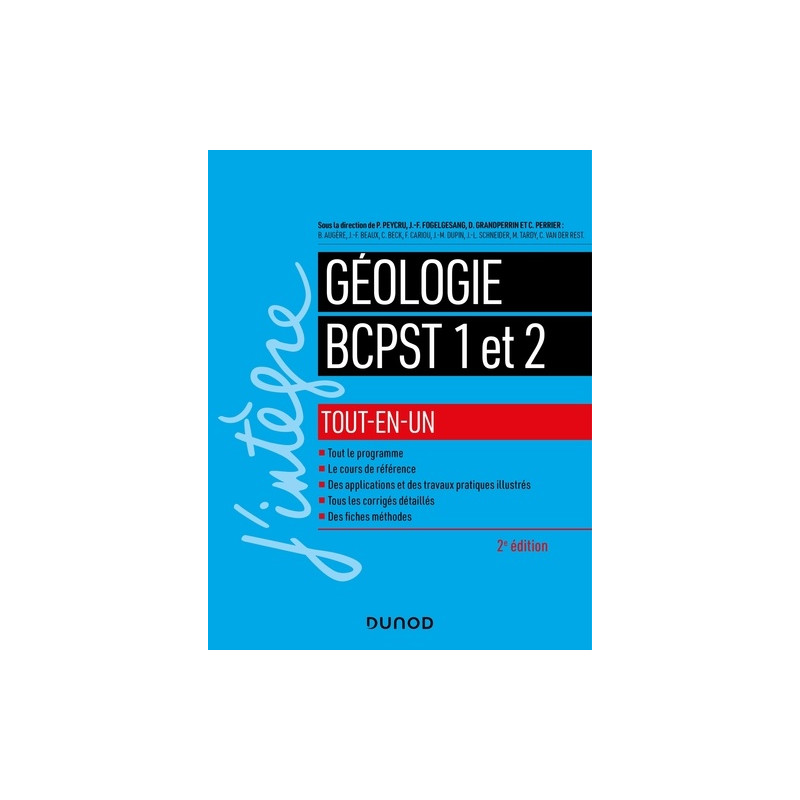 Géologie tout-en-un BCPST 1 et 2