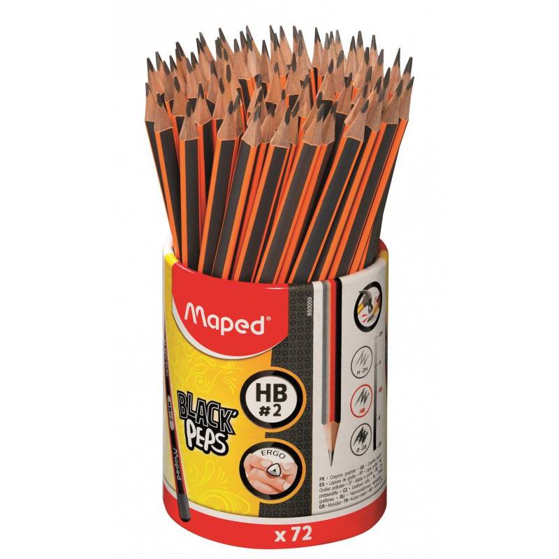 Crayon Graphite Hbunite -maped Embout Gomme