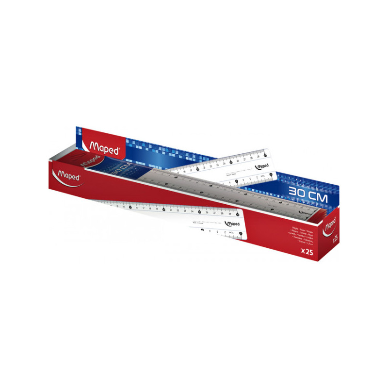 Règle Plate Classic 30cm Sachet