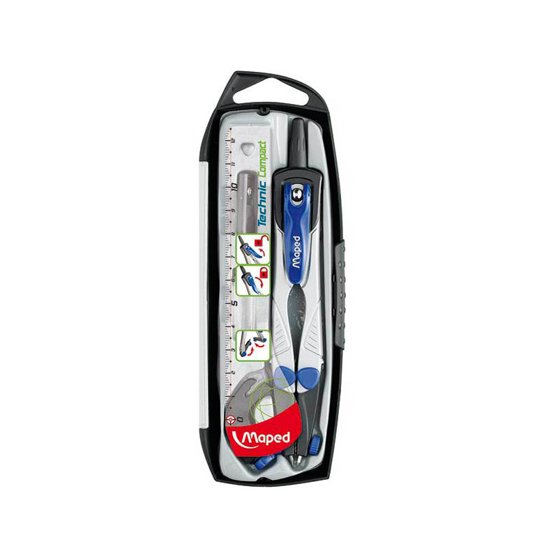 Maped compas Technic Compact coffret 4 pièces