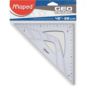 Équerre 45° – MAPED – Hypoténuse 26 cm