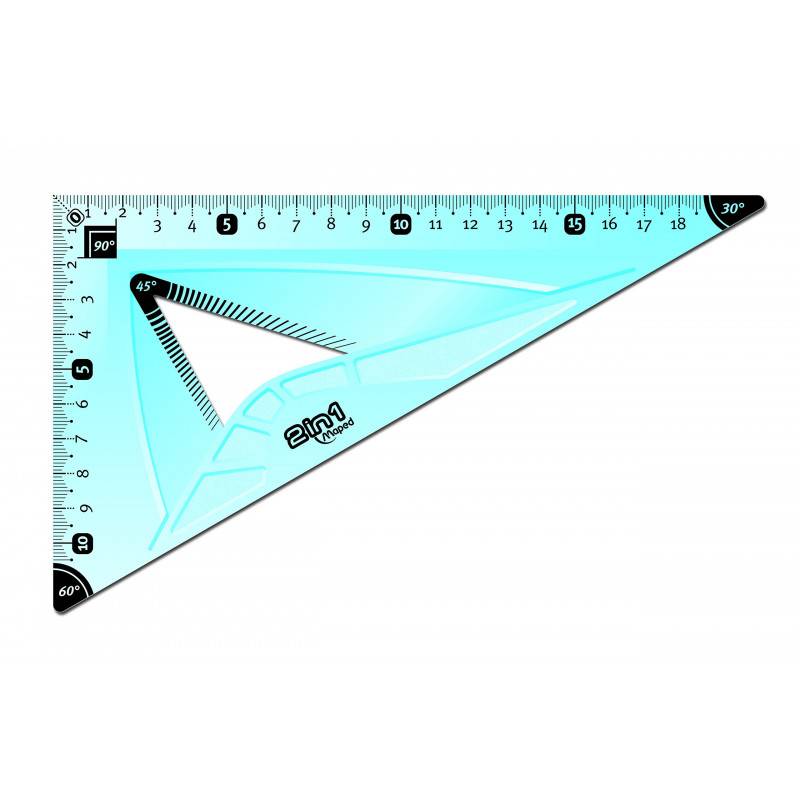 Maped Equerre 2-en-1 60/45 Incassable