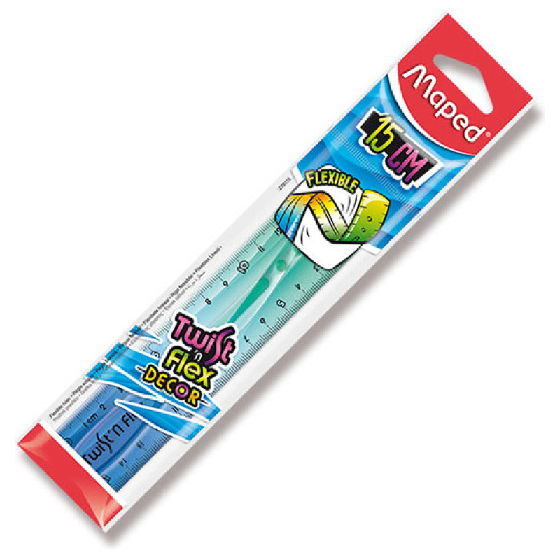 Règle Flexible – 15 CM – Couleur Aléatoire