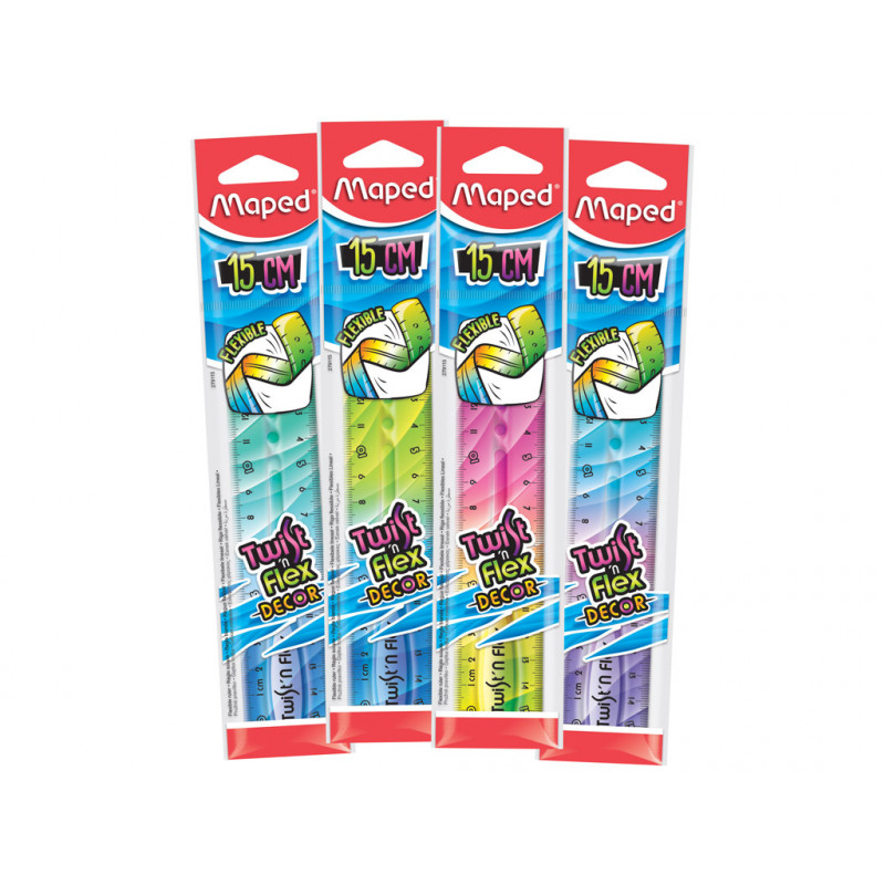 Règle Flexible – 15 CM – Couleur Aléatoire