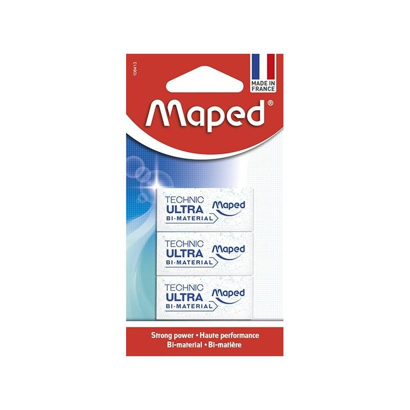 3 Mini Gommes Technic Ultra Maped