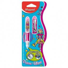 Mini plume Lili & Max Poivre Blanc