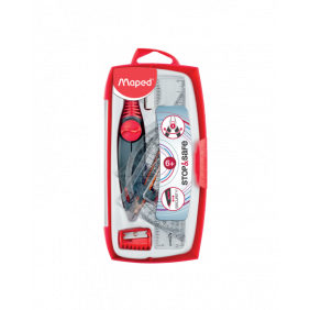 Ensemble Géométrique Stop & Safe 8 pièces couleur rouge/bleu