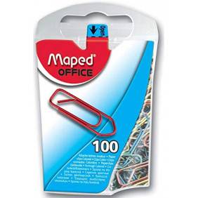 Maped 100 clips, couleurs assorties 321011