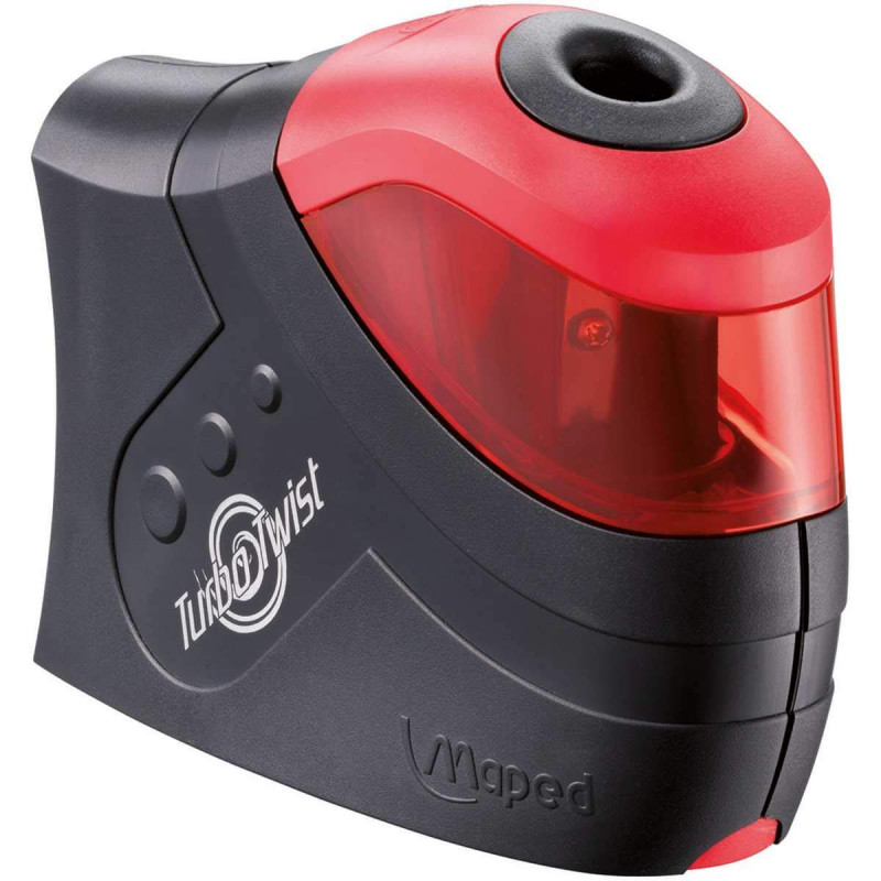 Maped 026031 Taille-crayon électrique Noir/Rouge
