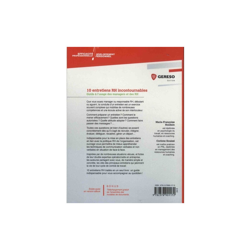 10 entretiens incontournables en entreprise - Guide à l'usage des managers et des RH