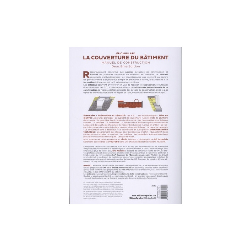 La couverture du bâtiment - Manuel de construction