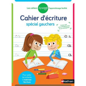 Cahier d'écriture spécial gauchers