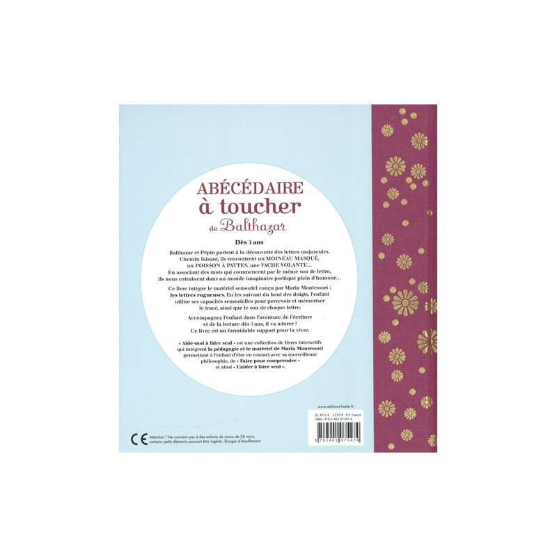 Abécédaire à toucher de Balthazar