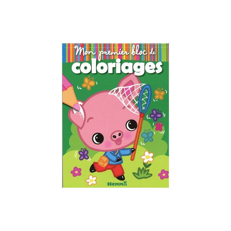 Mon premier bloc de coloriages - Cochon